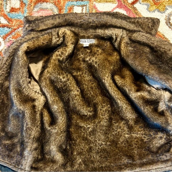Marvin Richards Jean Jacket with faux-fur lining, collar and wrists - Picture 2 of 4